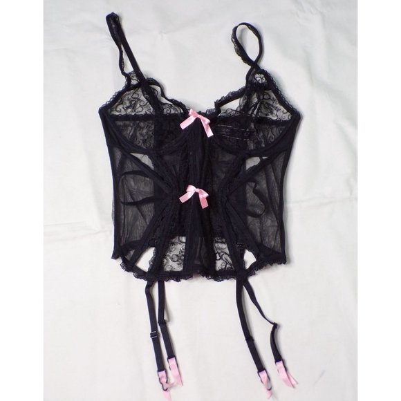 Victoria's Secret Bustier Garter 36D & Mapale Nightie M/L - Picture 6 of 10